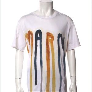 Men Marni Large logo T Shirt
